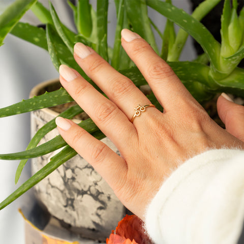 14K Gold Bicycle Ring - Unique Cycling-Themed Jewelry for Her