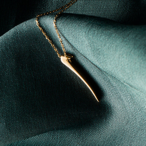 14K Gold Arabic Letter Alif Necklace - Tradition Meets Modern Elegance