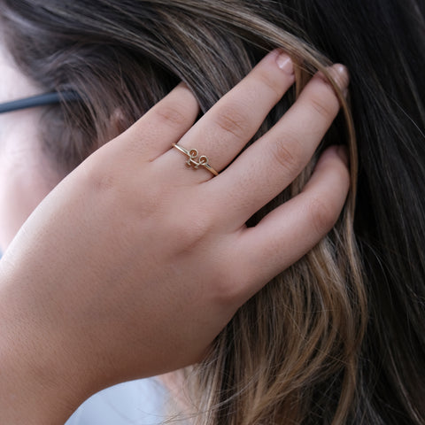 14K Gold Bicycle Ring - Unique Cycling-Themed Jewelry for Her